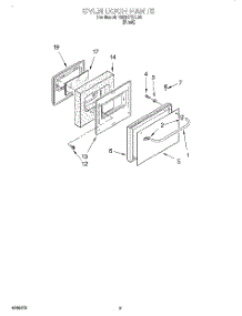 03 - Section parts for Whirlpool Range RS310PXEB0 from AppliancePartsPros.com
