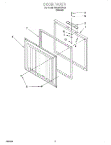 02 - Section parts for Whirlpool Freezer EH100FXEN00 from AppliancePartsPros.com
