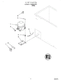 03 - Section parts for Roper Freezer RH0500REW00 from AppliancePartsPros.com