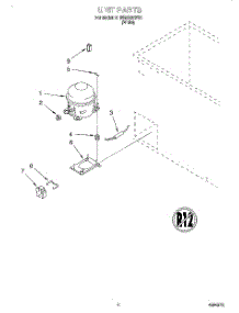03 - Section parts for Roper Freezer RH0588REW00 from AppliancePartsPros.com