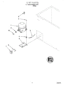 03 - Section parts for Roper Freezer RH0588REW01 from AppliancePartsPros.com