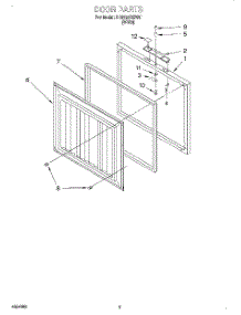02 - Section parts for Roper Freezer RH0799REW01 from AppliancePartsPros.com