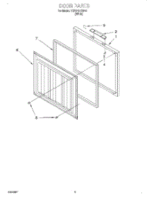 02 - Section parts for Whirlpool Freezer TCF0710EW01 from AppliancePartsPros.com