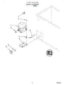 03 - Section parts for Roper Freezer RH1099REW00 from AppliancePartsPros.com