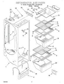 02 - Refrigerator Liner parts for Whirlpool Refrigerator ED20TWXDW02 from AppliancePartsPros.com