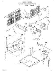 04 - Unit parts for Whirlpool Refrigerator ET21PKXFW00 from AppliancePartsPros.com