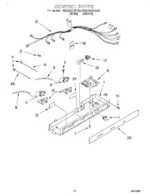 10 - Control parts for Kitchenaid Refrigerator KSRS25QFWH00 from AppliancePartsPros.com