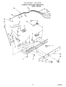 11 - Control parts for Roper Refrigerator RS25AQXFW00 from AppliancePartsPros.com