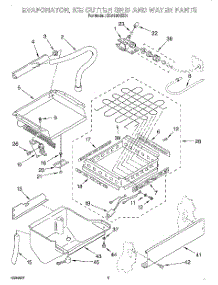 02 - Evaporator, Ice Cutter Grid And Water parts for Whirlpool Ice Machine EC5100XEB1 from AppliancePartsPros.com