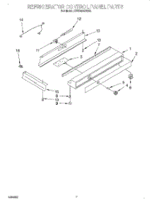05 - Refrigerator Control Panel parts for Kitchenaid Refrigerator KSSS42MDX05 from AppliancePartsPros.com