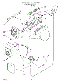 11 - Ice Maker parts for Kitchenaid Refrigerator KSRB22QFBL01 from AppliancePartsPros.com