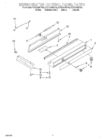 05 - Refrigerator Control Panel parts for Kitchenaid Refrigerator KSSP36MFS05 from AppliancePartsPros.com