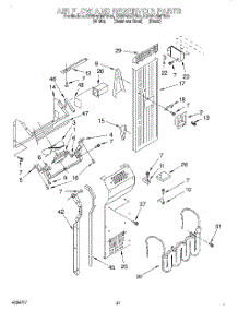 14 - Airflow And Reservoir parts for Kitchenaid Refrigerator KSSP42MFB05 from AppliancePartsPros.com