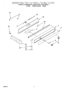 05 - Refrigerator Control Panel parts for Kitchenaid Refrigerator KSSP42MFS05 from AppliancePartsPros.com