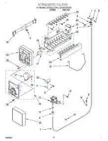 10 - Ice Maker parts for Whirlpool Refrigerator ED20TQXEN01 from AppliancePartsPros.com