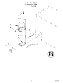 03 - Section parts for Whirlpool Freezer EH070FXEN06 from AppliancePartsPros.com