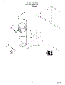 03 - Section parts for Whirlpool Freezer EH100FXEN06 from AppliancePartsPros.com