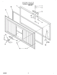 02 - Section parts for Whirlpool Freezer EH150FXEN04 from AppliancePartsPros.com