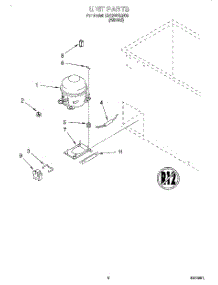 03 - Section parts for Whirlpool Freezer EH150FXEN06 from AppliancePartsPros.com