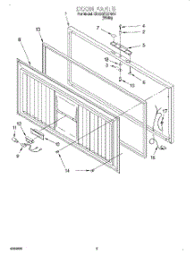 02 - Section parts for Whirlpool Freezer EH220FXGW01 from AppliancePartsPros.com