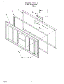 02 - Section parts for Roper Freezer RH1500REW06 from AppliancePartsPros.com