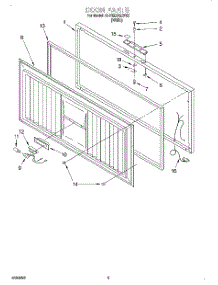 02 - Section parts for Roper Freezer RH1599REW03 from AppliancePartsPros.com