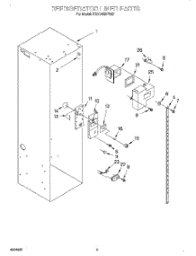 04 - Refrigerator Liner parts for Kitchenaid Refrigerator KSSC42MFS05 from AppliancePartsPros.com