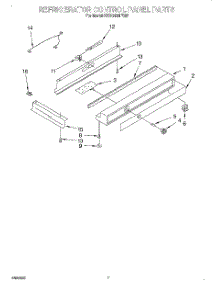 05 - Refrigerator Control Panel parts for Kitchenaid Refrigerator KSSC42MFS05 from AppliancePartsPros.com