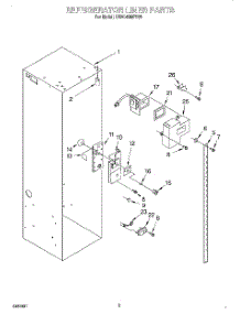 04 - Refrigerator Liner parts for Kitchenaid Refrigerator KSSC48MFS05 from AppliancePartsPros.com