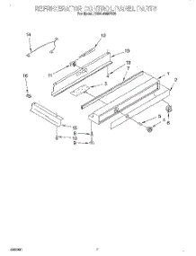 05 - Refrigerator Control Panel parts for Kitchenaid Refrigerator KSSC48MFS05 from AppliancePartsPros.com