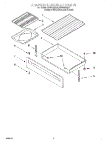 04 - Drawer And Broiler parts for Whirlpool Range RF364BXEZ0 from AppliancePartsPros.com