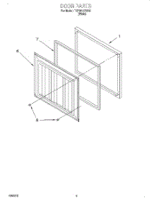 02 - Section parts for Whirlpool Freezer TCF0510EW02 from AppliancePartsPros.com