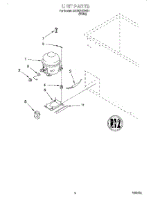 03 - Section parts for Whirlpool Freezer EH100FXGW01 from AppliancePartsPros.com