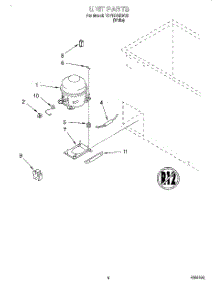 03 - Section parts for Whirlpool Freezer TCF1510EW02 from AppliancePartsPros.com