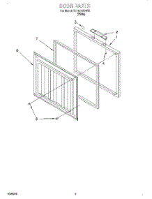 02 - Section parts for Whirlpool Freezer TCF1010GW05 from AppliancePartsPros.com