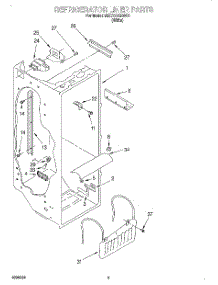 02 - Refrigerator Liner parts for Whirlpool Refrigerator SS27AQXHW00 from AppliancePartsPros.com
