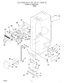 02 - Refrigerator Liner parts for Whirlpool Refrigerator ED20DFXEW02 from AppliancePartsPros.com