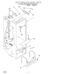 02 - Refrigerator Liner parts for Whirlpool Refrigerator ED22TQXGN00 from AppliancePartsPros.com