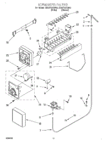 11 - Ice Maker parts for Whirlpool Refrigerator ED22TQXGW00 from AppliancePartsPros.com