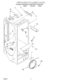 02 - Refrigerator Liner parts for Whirlpool Refrigerator ED22RFXFW01 from AppliancePartsPros.com