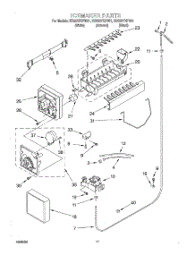 11 - Ice Maker parts for Whirlpool Refrigerator ED22RFXFW01 from AppliancePartsPros.com