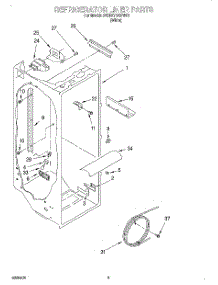 02 - Refrigerator Liner parts for Whirlpool Refrigerator 3VED27DQFW01 from AppliancePartsPros.com