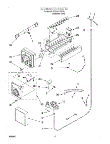 11 - Ice Maker parts for Whirlpool Refrigerator GD22SFXHS02 from AppliancePartsPros.com