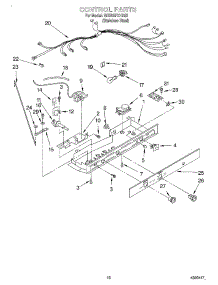 11 - Control parts for Whirlpool Refrigerator GD25SFXHS02 from AppliancePartsPros.com