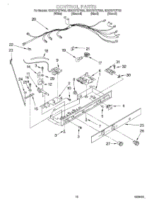 11 - Control parts for Whirlpool Refrigerator GD27DFXFB02 from AppliancePartsPros.com