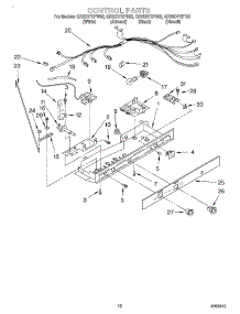 11 - Control parts for Whirlpool Refrigerator GD25DFXFB02 from AppliancePartsPros.com