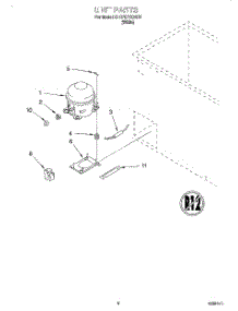 03 - Section parts for Whirlpool Freezer EH070FXGW01 from AppliancePartsPros.com