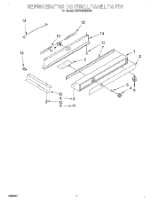 05 - Refrigerator Control Panel parts for Kitchenaid Refrigerator KSSC48MHS00 from AppliancePartsPros.com