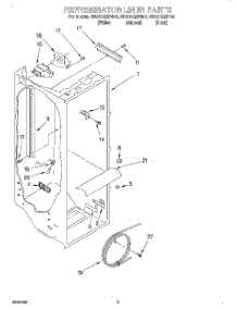 02 - Refrigerator Liner parts for Whirlpool Refrigerator ED22CQXFN01 from AppliancePartsPros.com