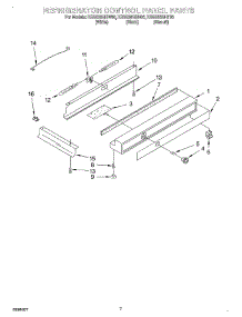 05 - Refrigerator Control Panel parts for Kitchenaid Refrigerator KSSS36QHW00 from AppliancePartsPros.com